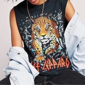 COPY - Daydreamer size XS NWOT Def Leppard All Time High Rocker Muscle